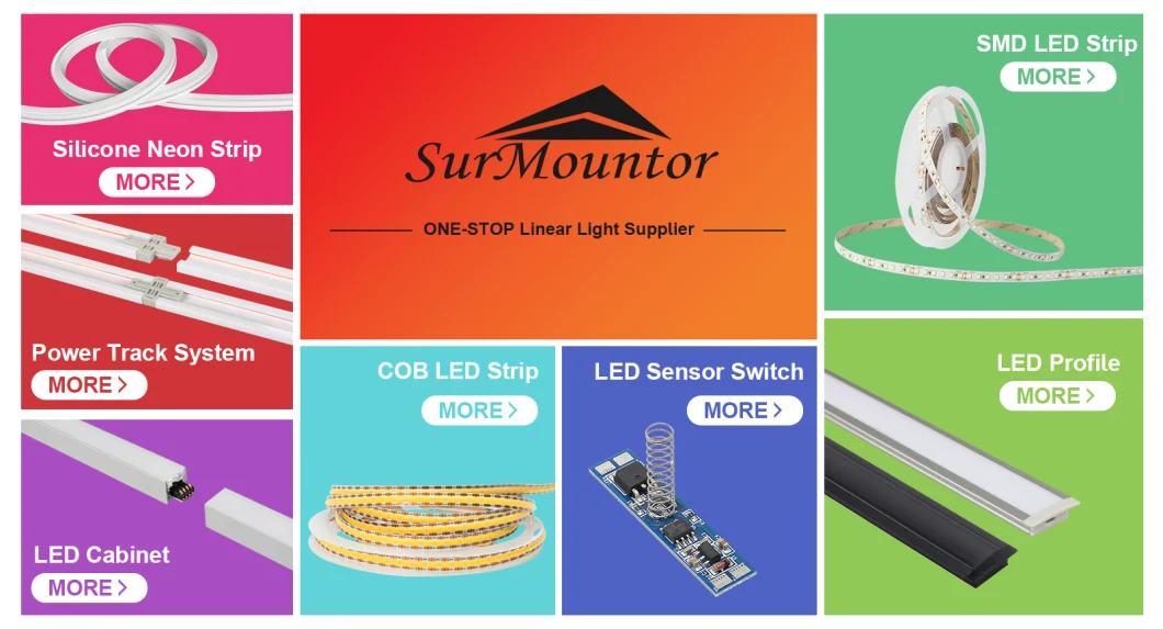 Strip LED Channel LED Plaster Profile LED Aluminum Profile