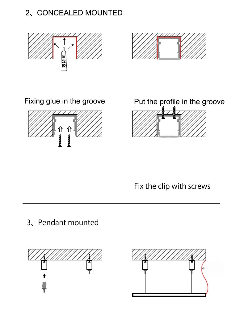 Pxg-2626A Factory Directly Aluminium Profile for LED Aluminum Light Channel