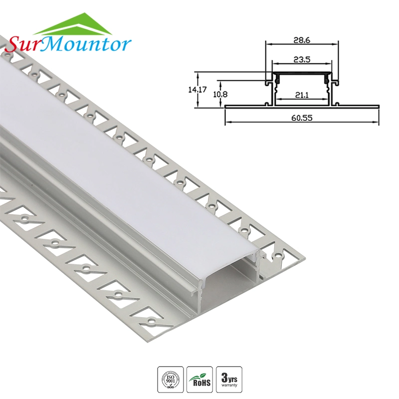 Strip LED Channel LED Plaster Profile LED Aluminum Profile