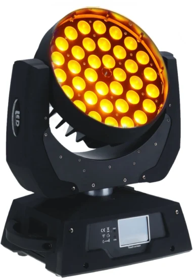 36X18W 6in1 Rgbaw+UV Zoom Wash Moving Head LED