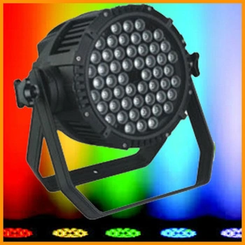 Gbr LED Stage PAR Lighting/3W*54PCS RGBW IP65 LED Stage PAR Can