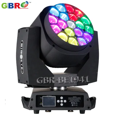 Gbr-Be1941 19X15W RGBW 4in1 LED Zoom B-Eye Moving Head Licht