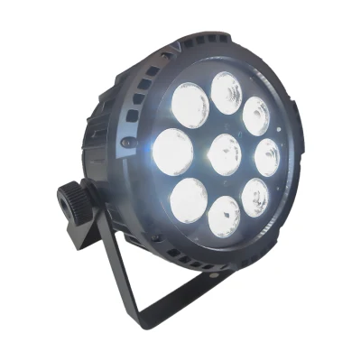 LED-Bühnenlichter, 9 x 15 W, 6-in-1-Akku, kabellos, IP65, LED-PAR-Dosen